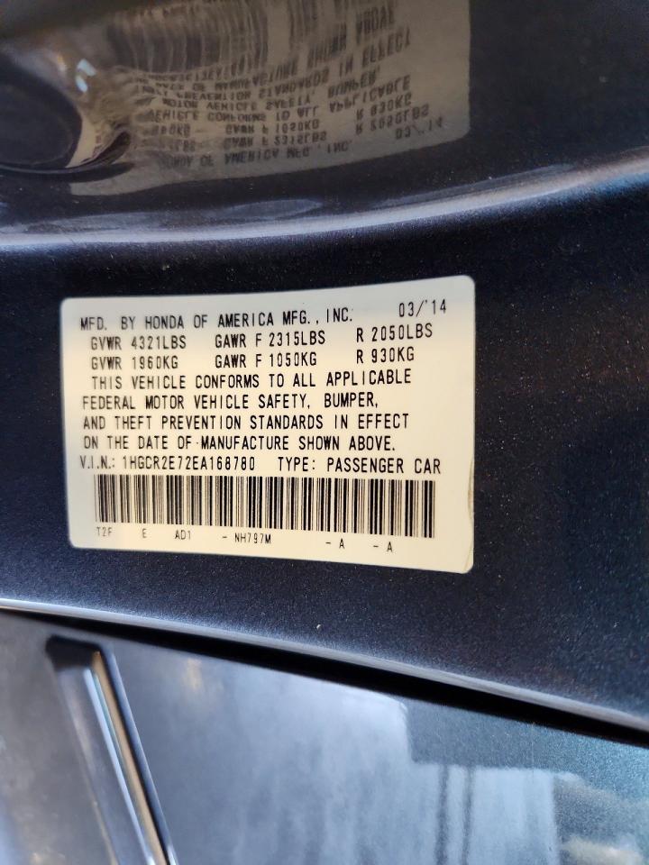 2014 HONDA ACCORD