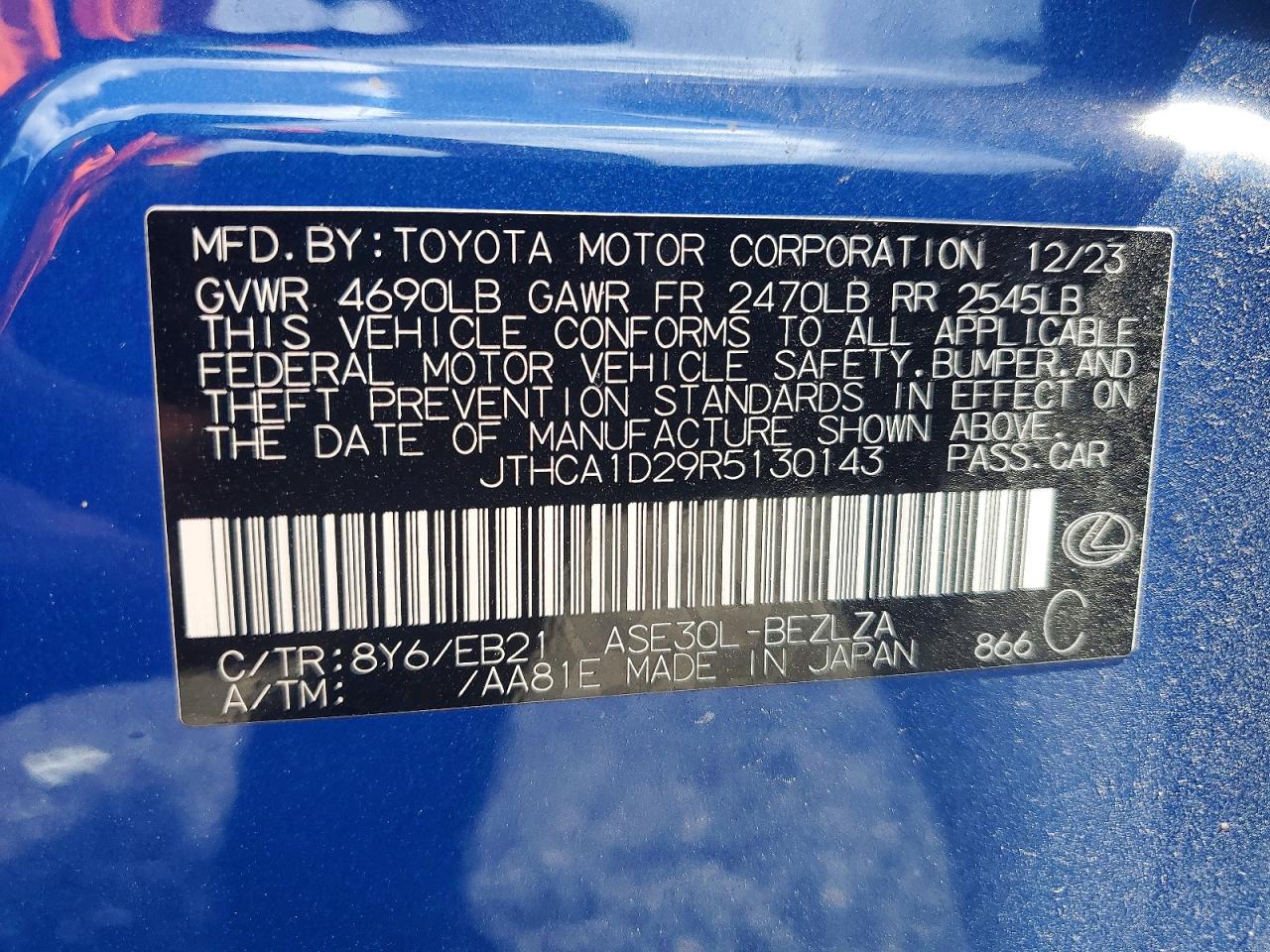 2024 LEXUS IS 300 BAS