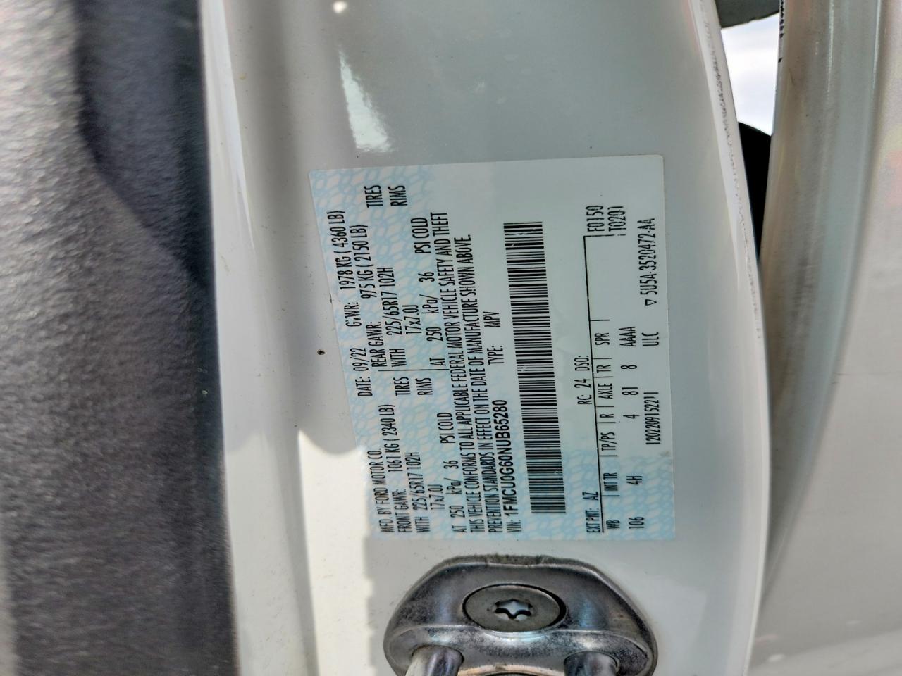 2022 FORD ESCAPE