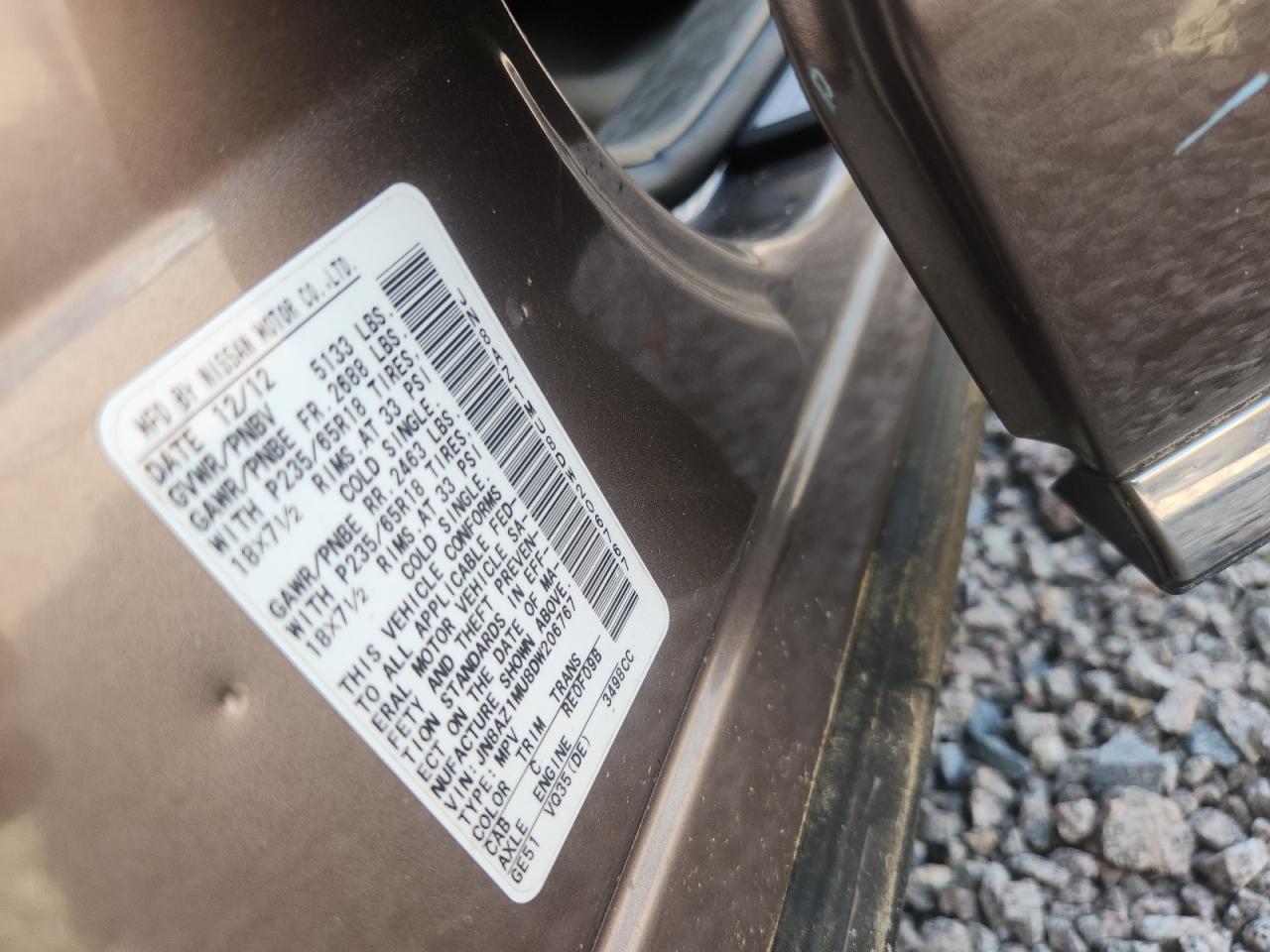 2013 NISSAN MURANO