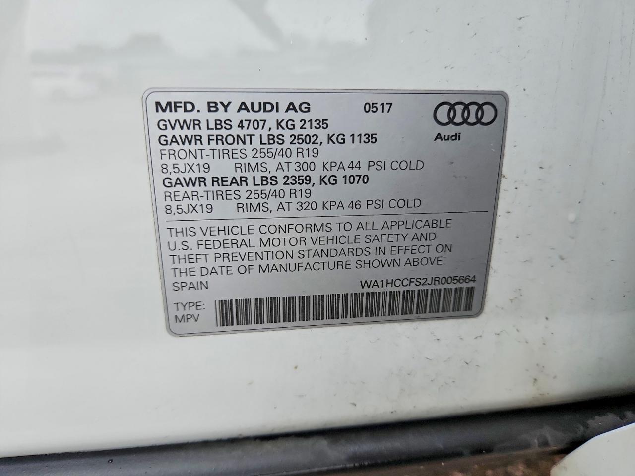 2018 AUDI Q3