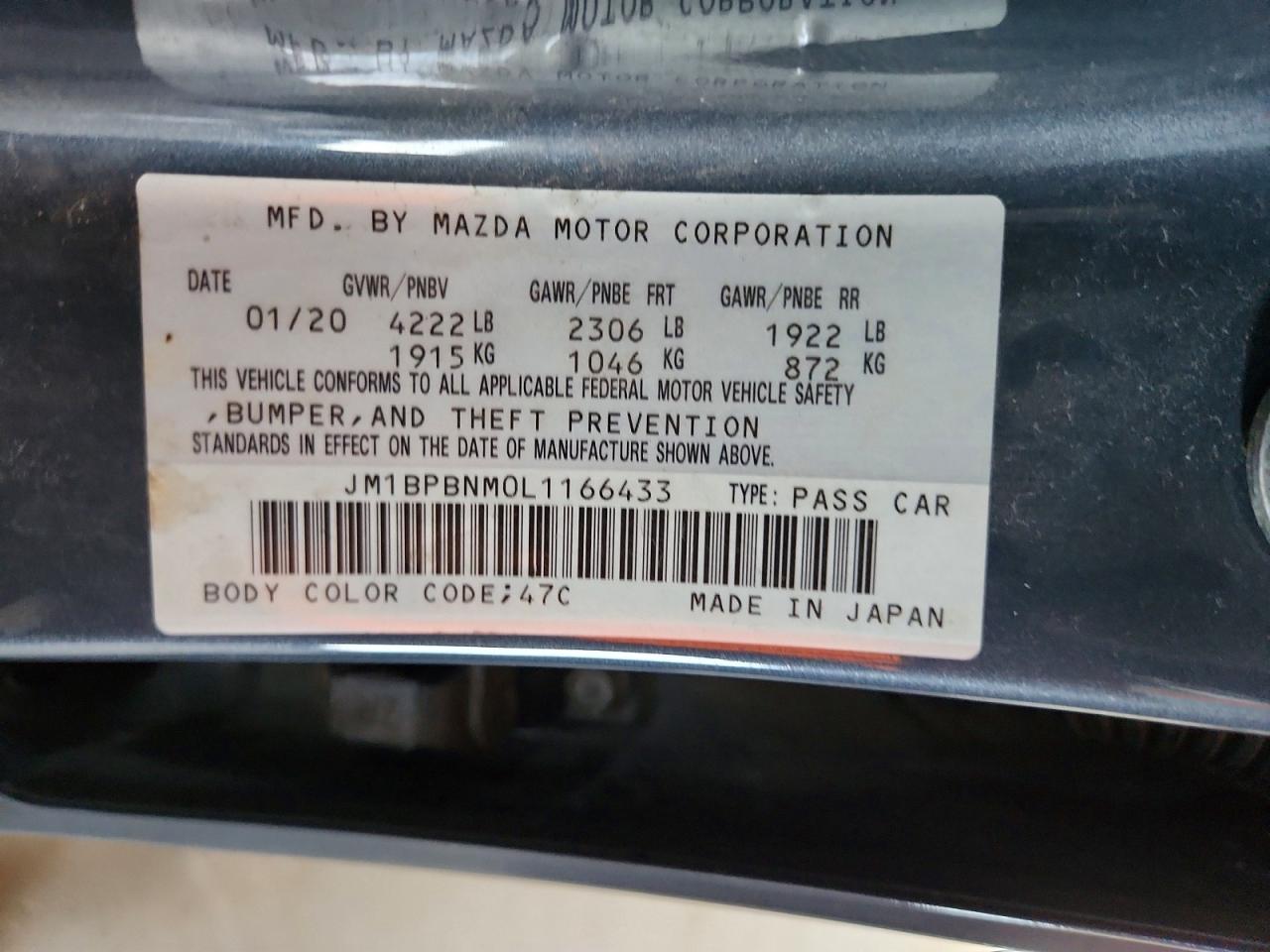 2020 MAZDA 3