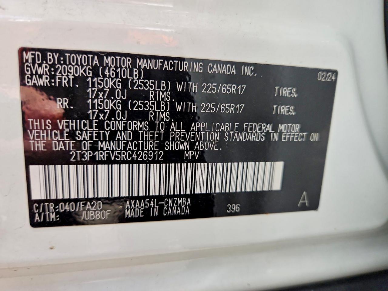 2024 TOYOTA RAV4