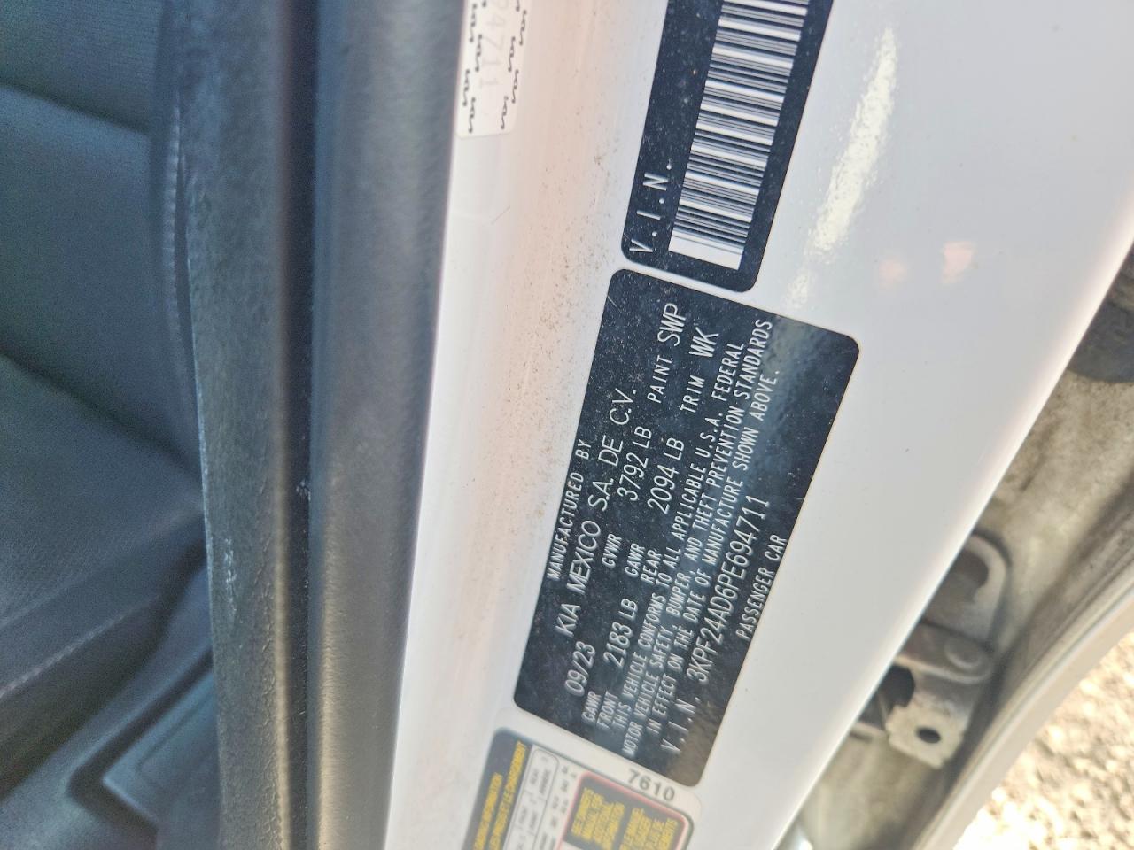 2023 KIA FORTE