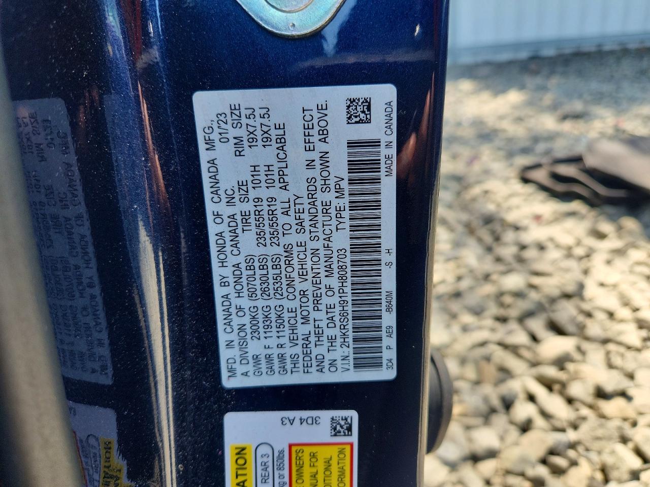 2023 HONDA CRV