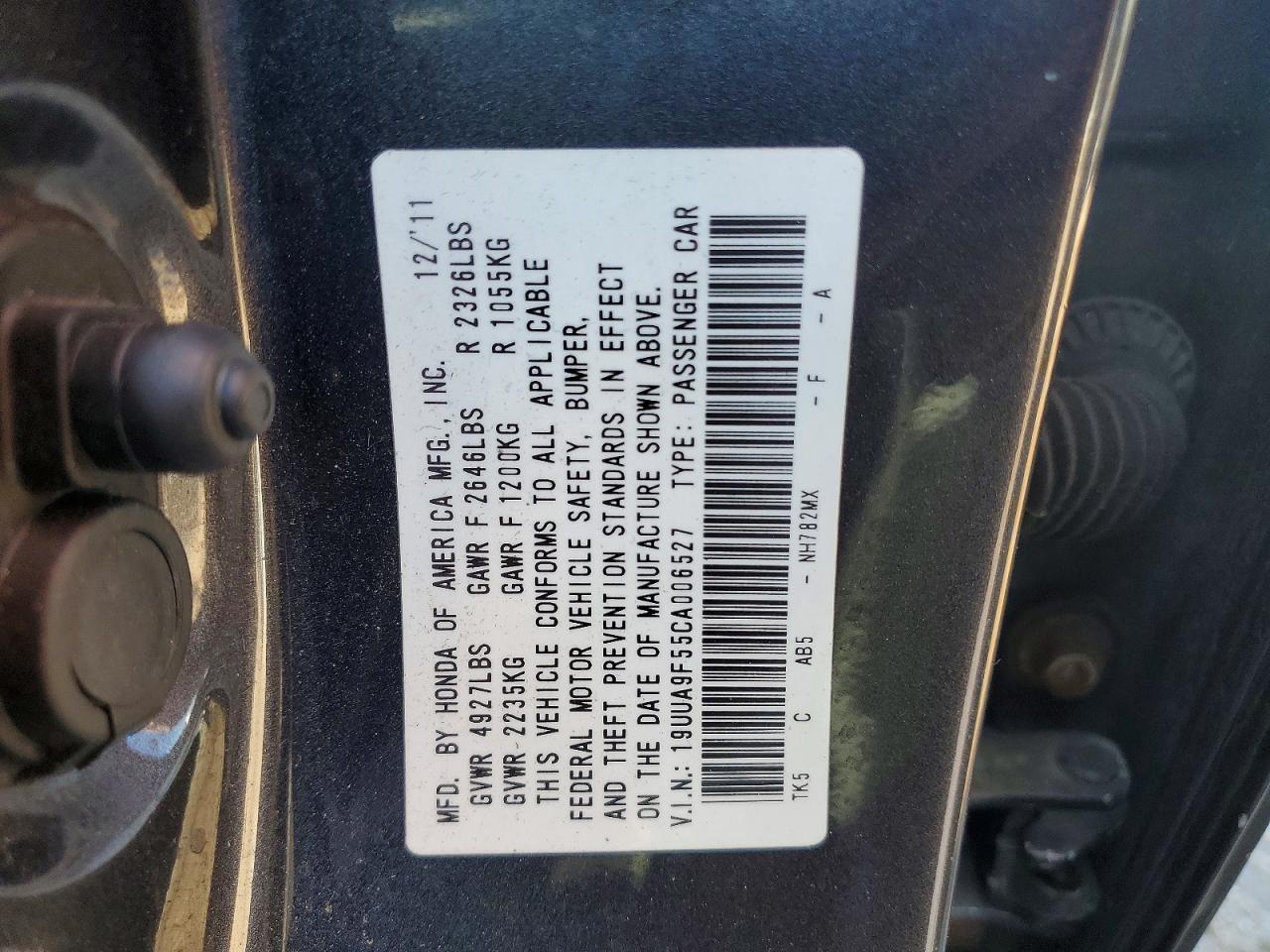 2012 ACURA TL