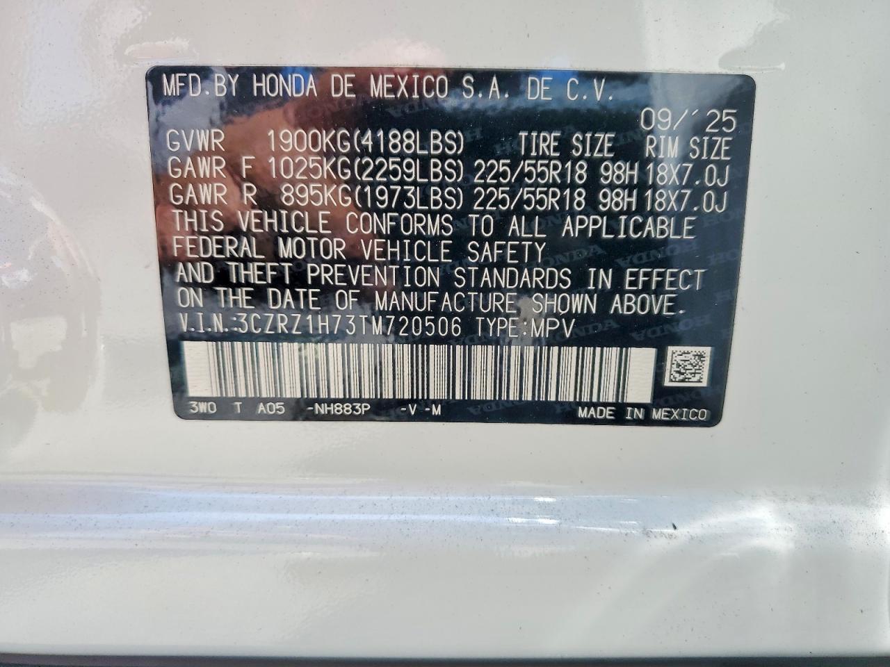 2026 HONDA HR-V