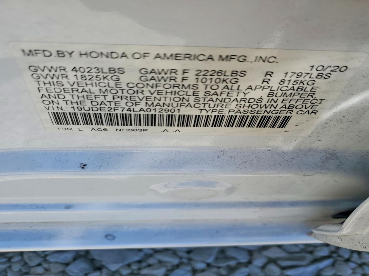 2020 ACURA ILX