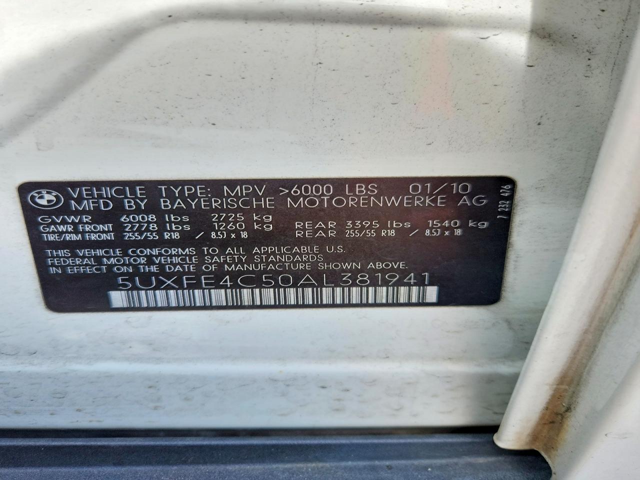 2010 BMW X5