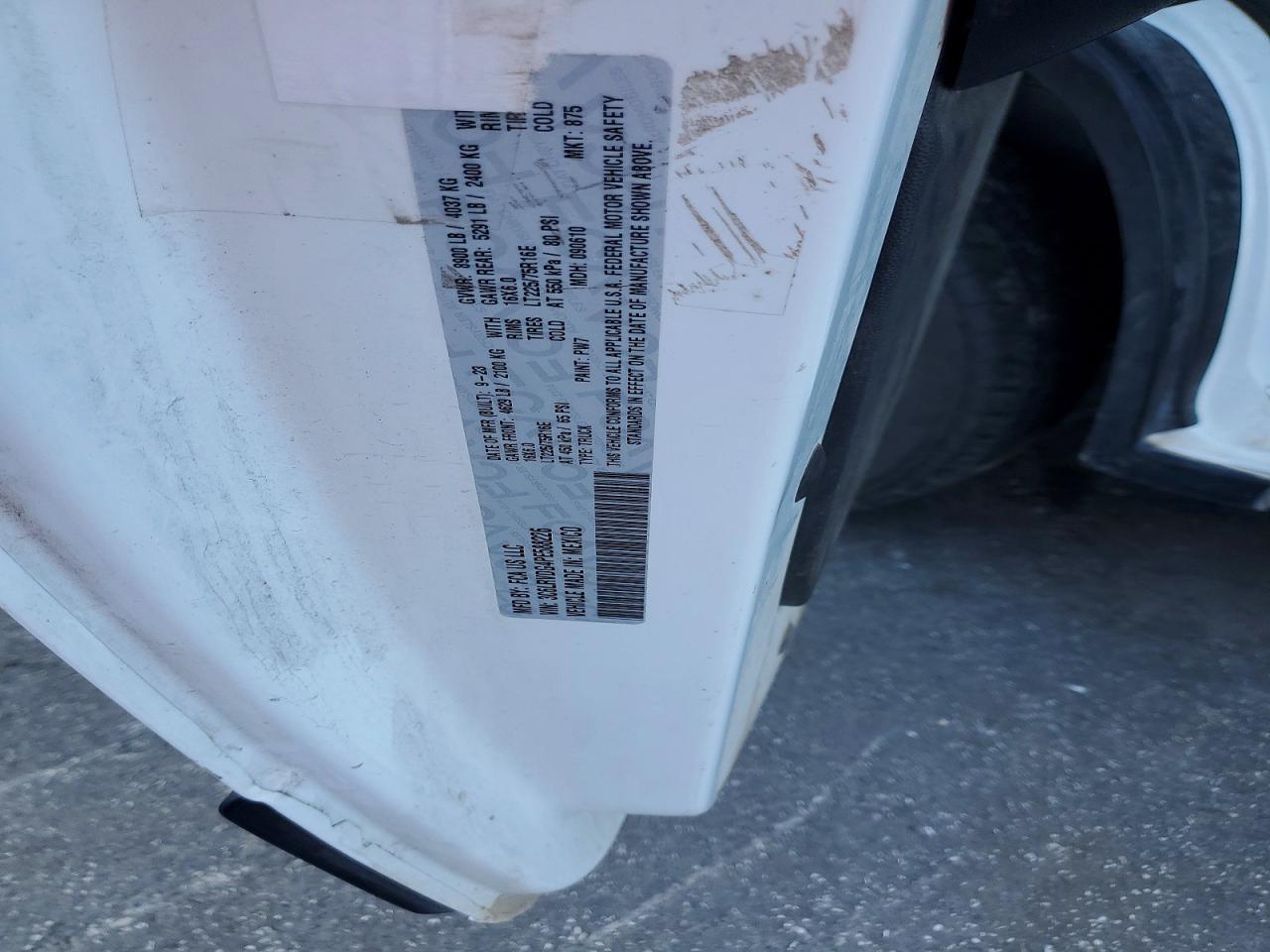 2023 RAM PROMASTER