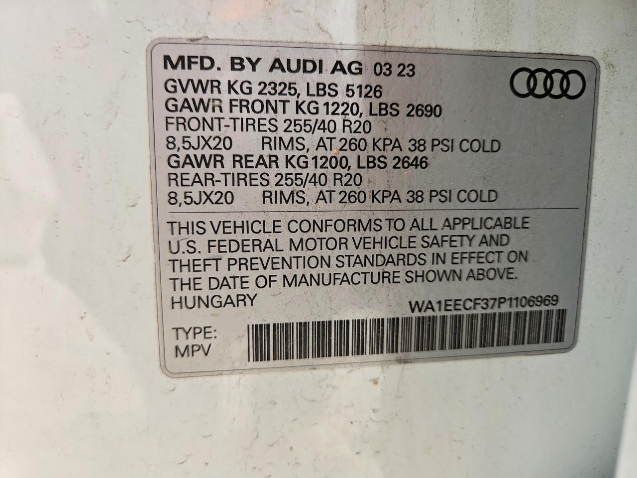 2023 AUDI Q3