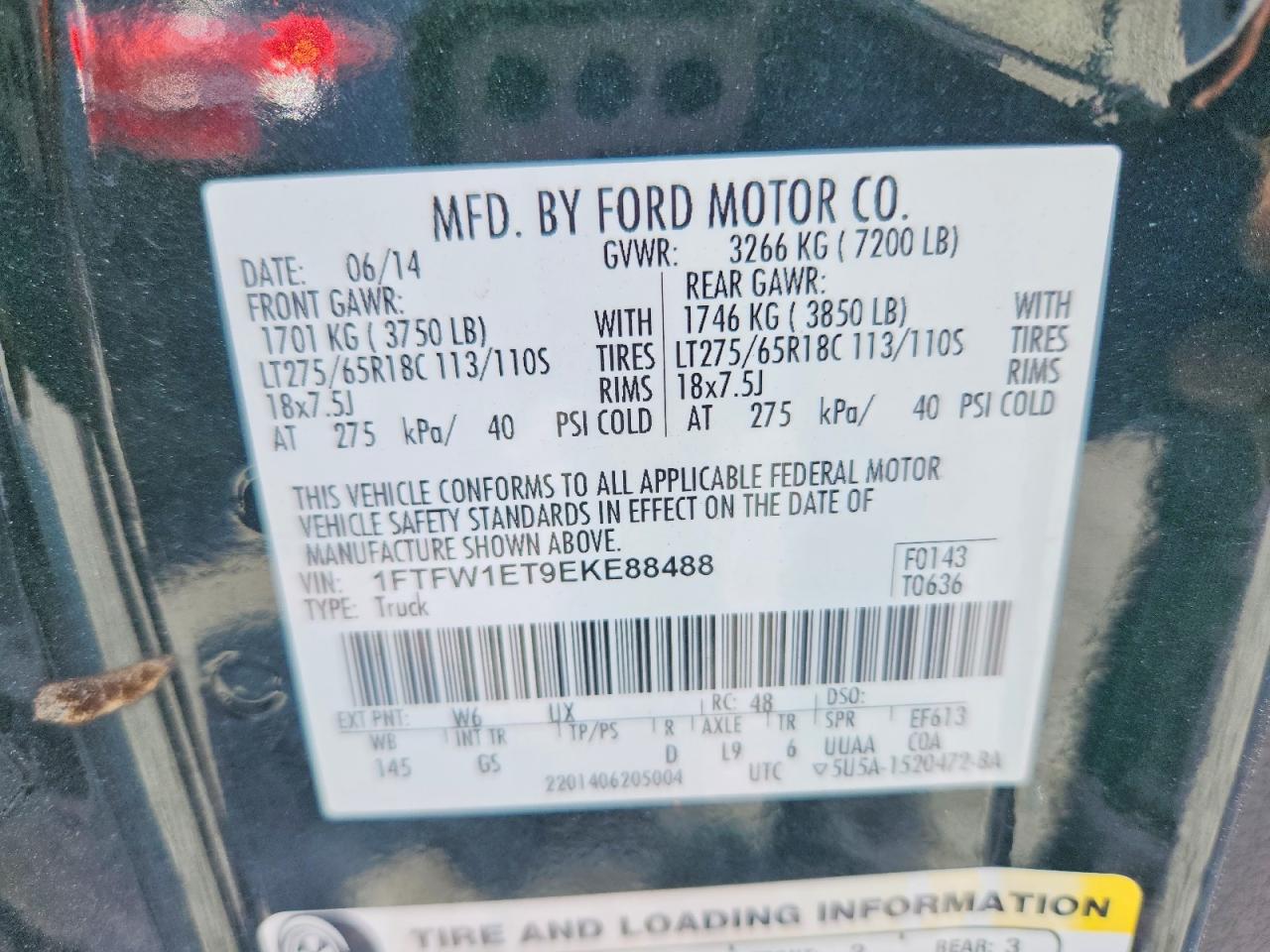 2014 FORD F150