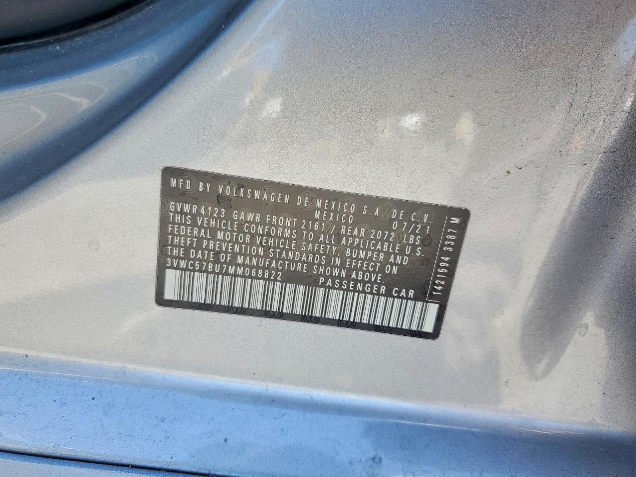 2021 VOLKSWAGEN JETTA