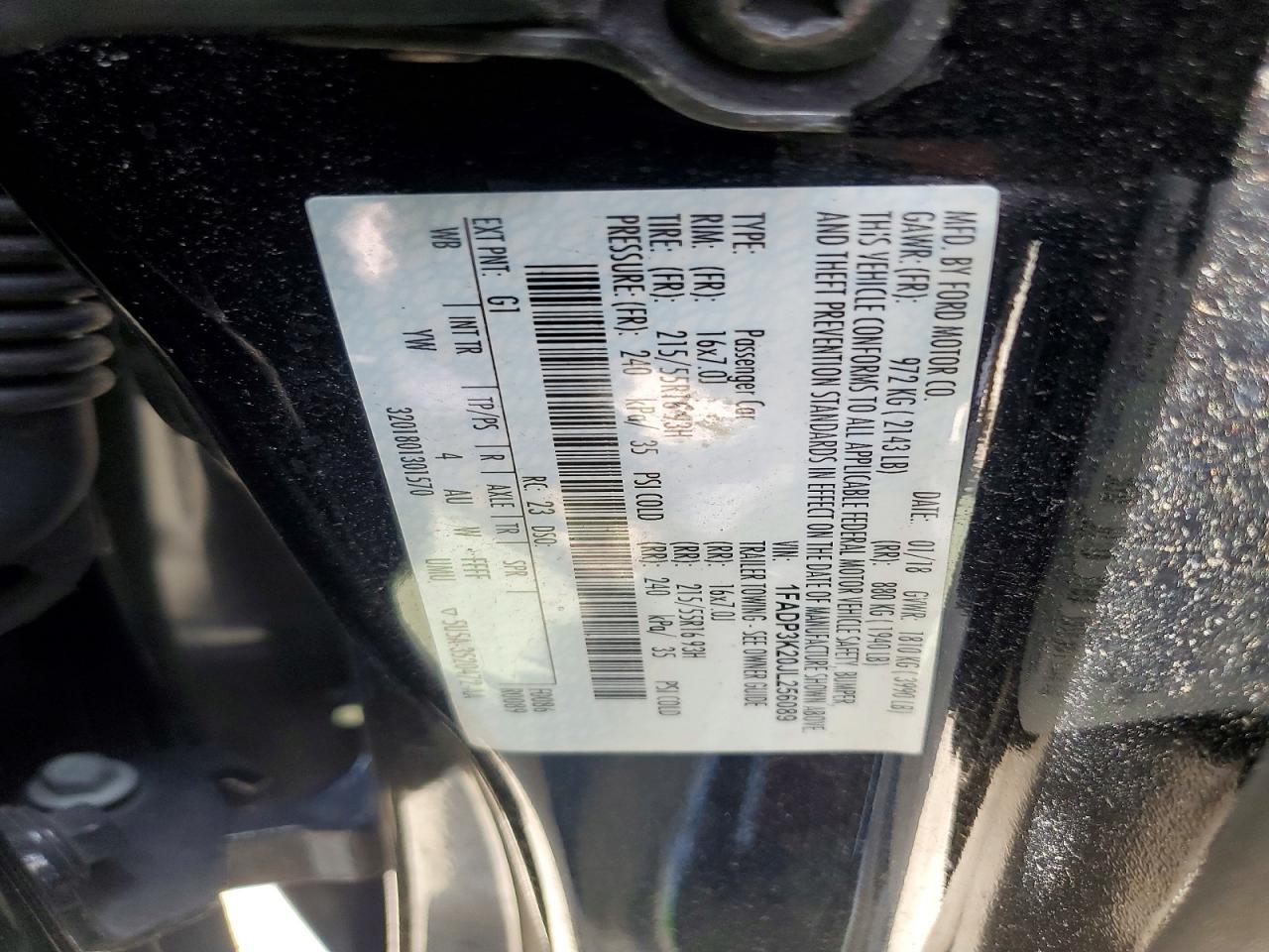 2018 FORD FOCUS