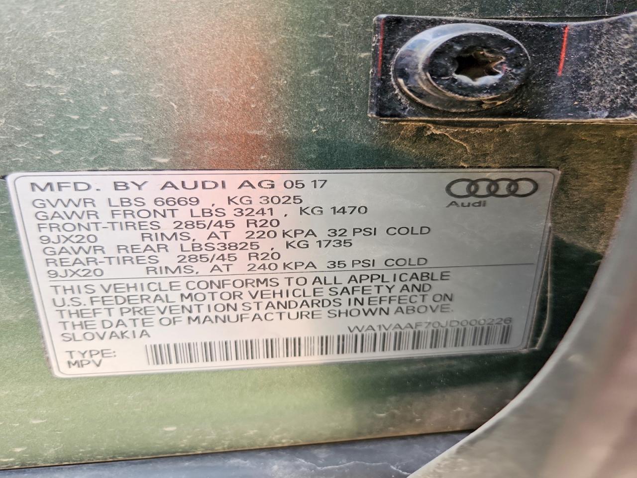 2018 AUDI Q7