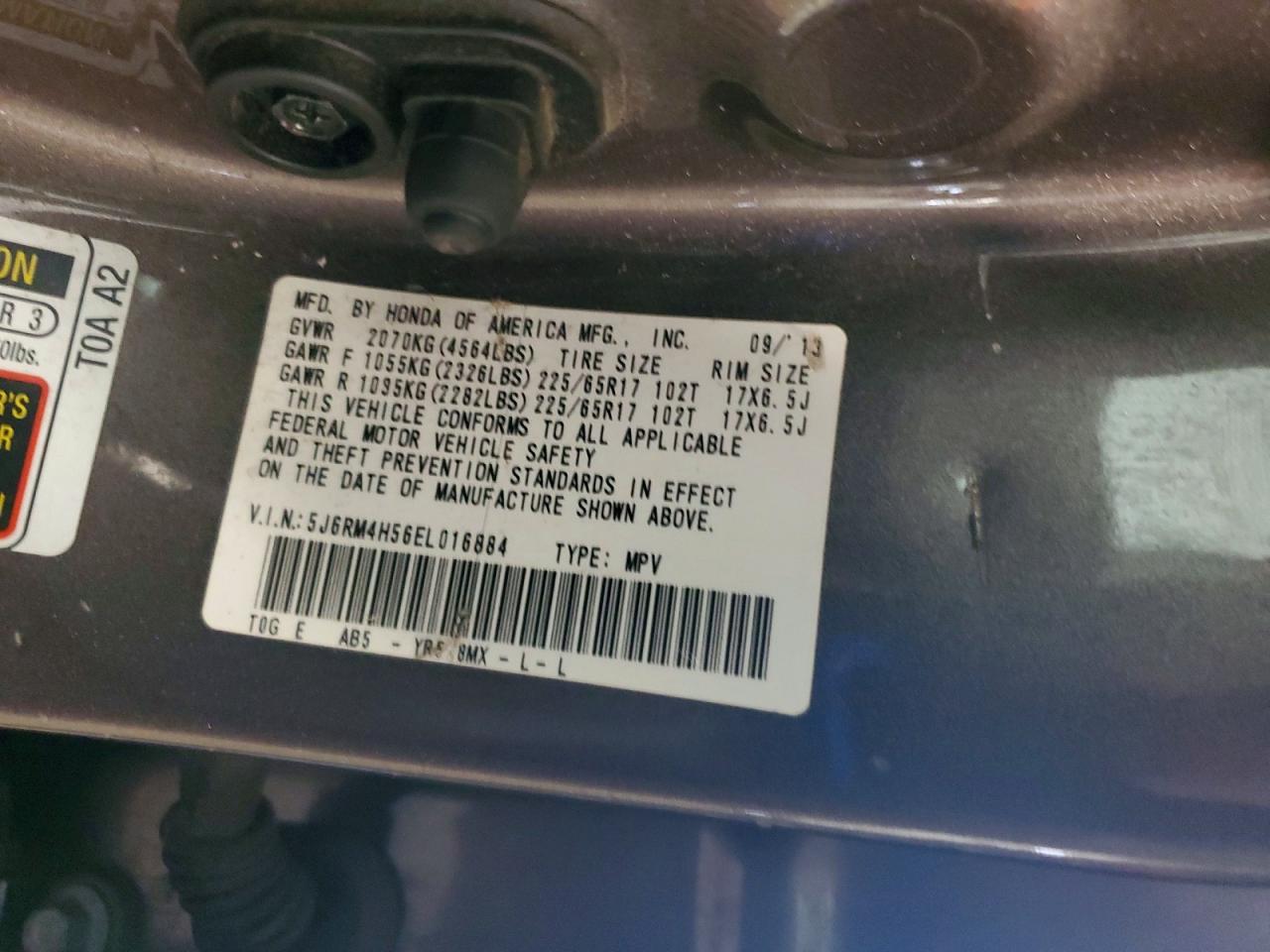 2014 HONDA CRV
