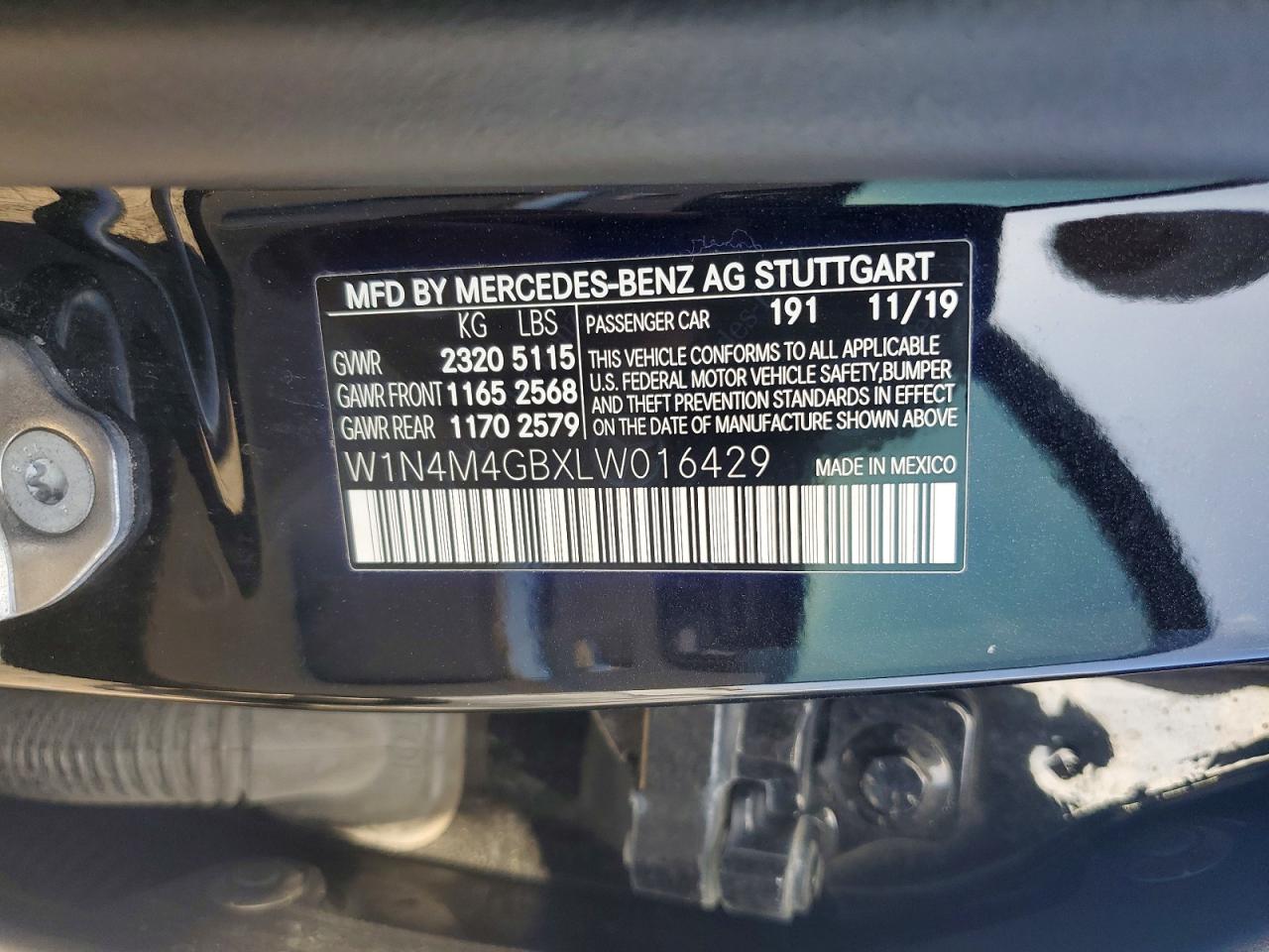 2020 MERCEDES-BENZ GLB-CLASS