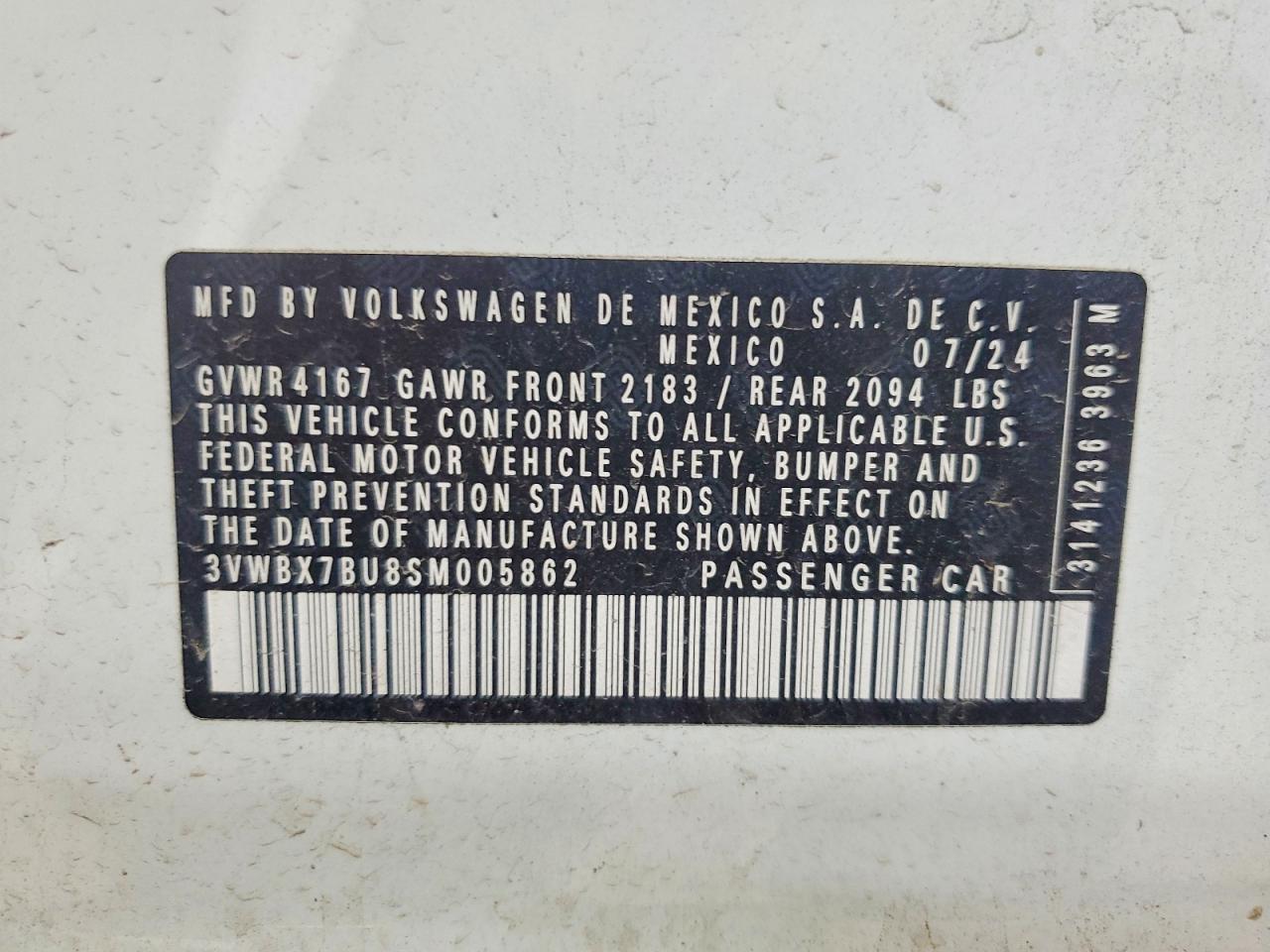2025 VOLKSWAGEN JETTA
