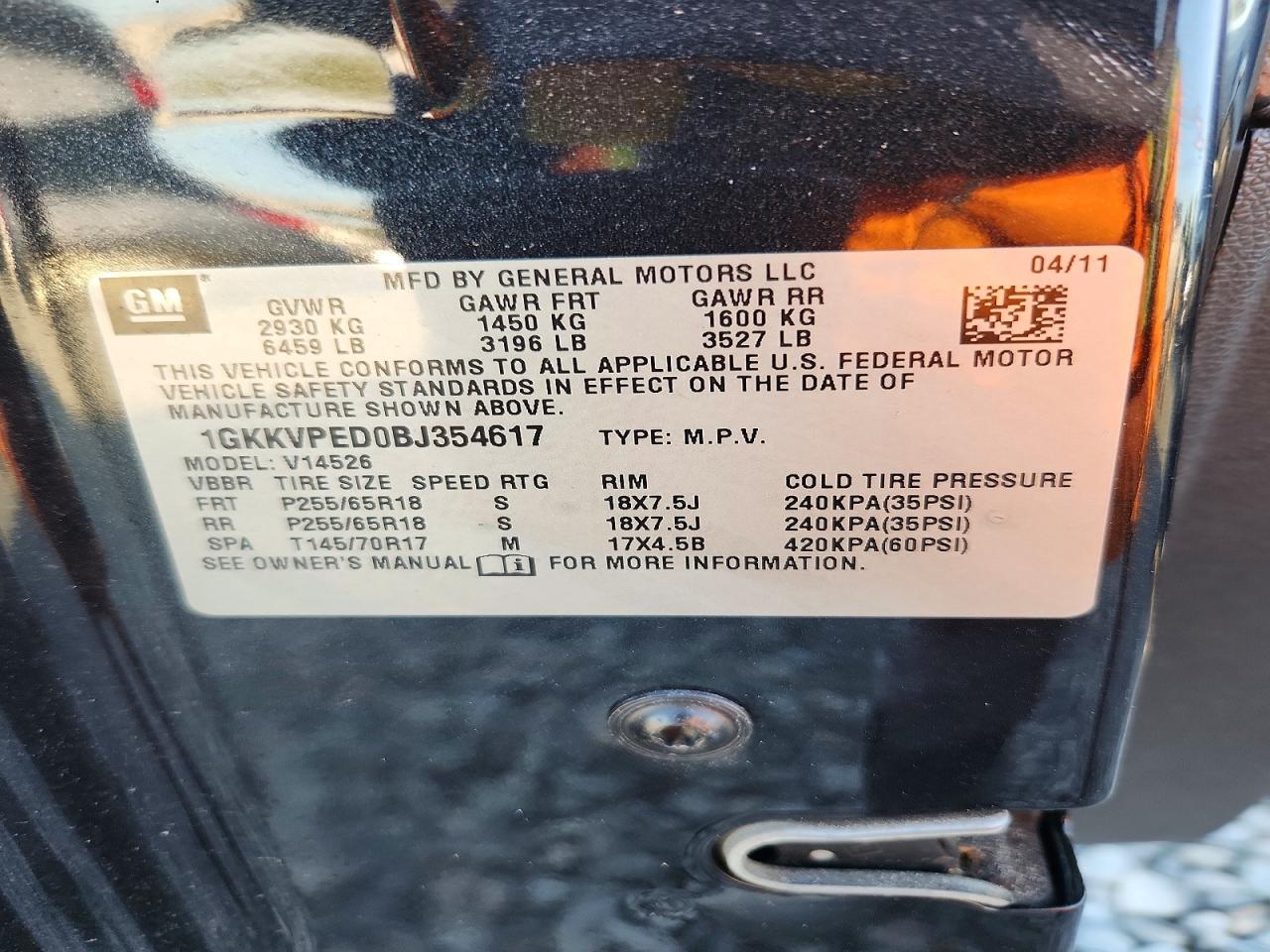 2011 GMC ACADIA