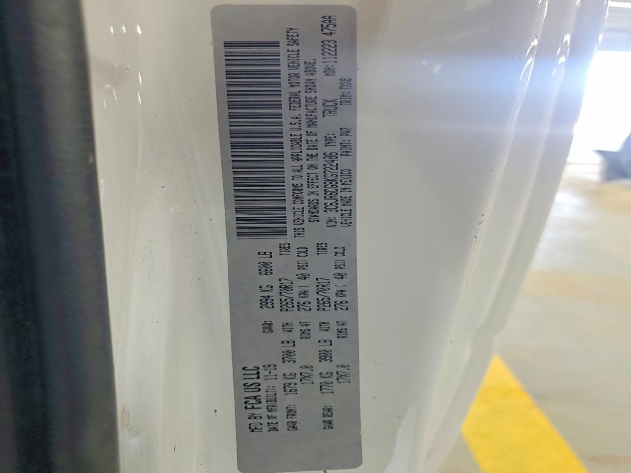2019 RAM 1500
