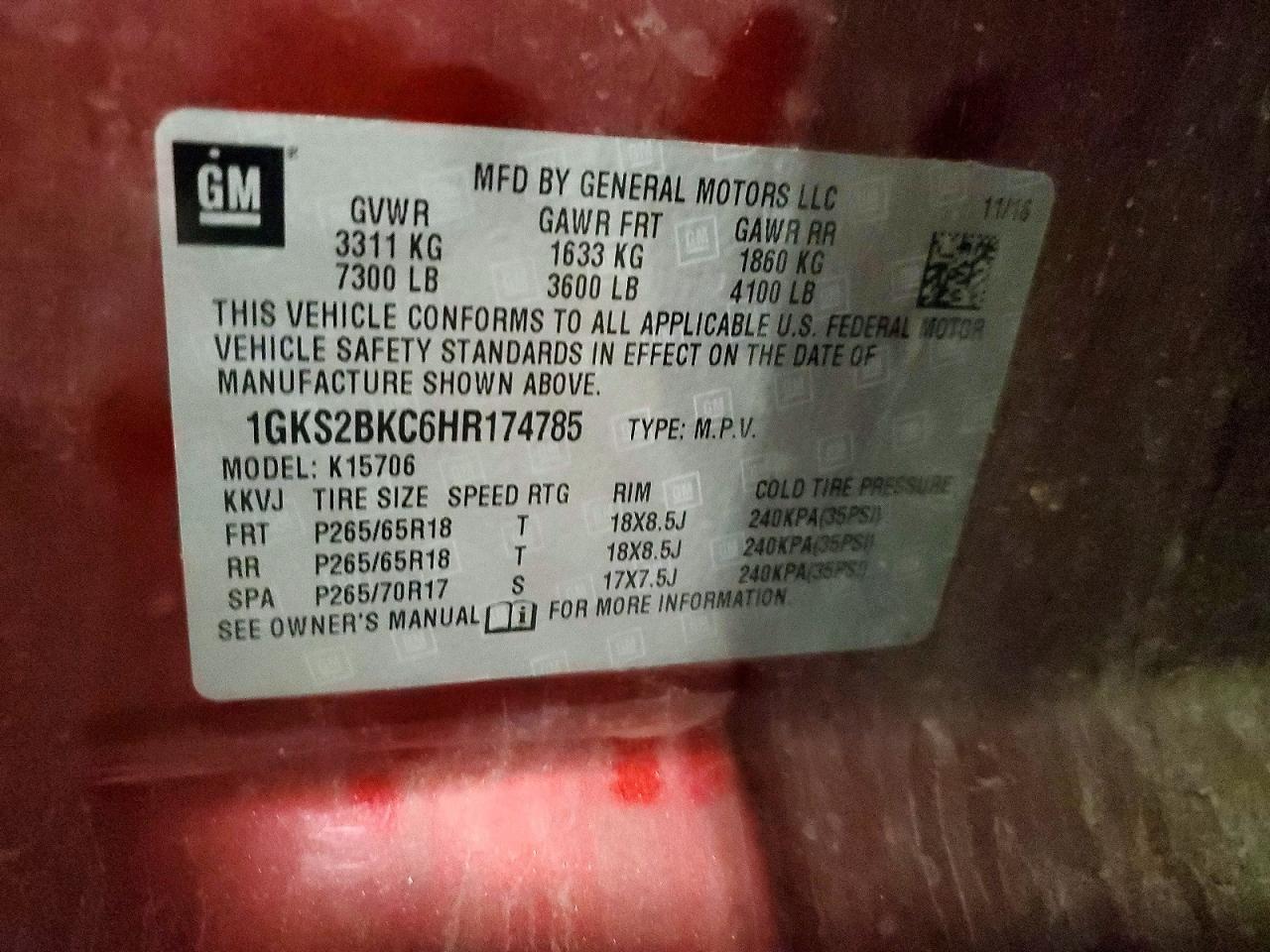 2017 GMC YUKON