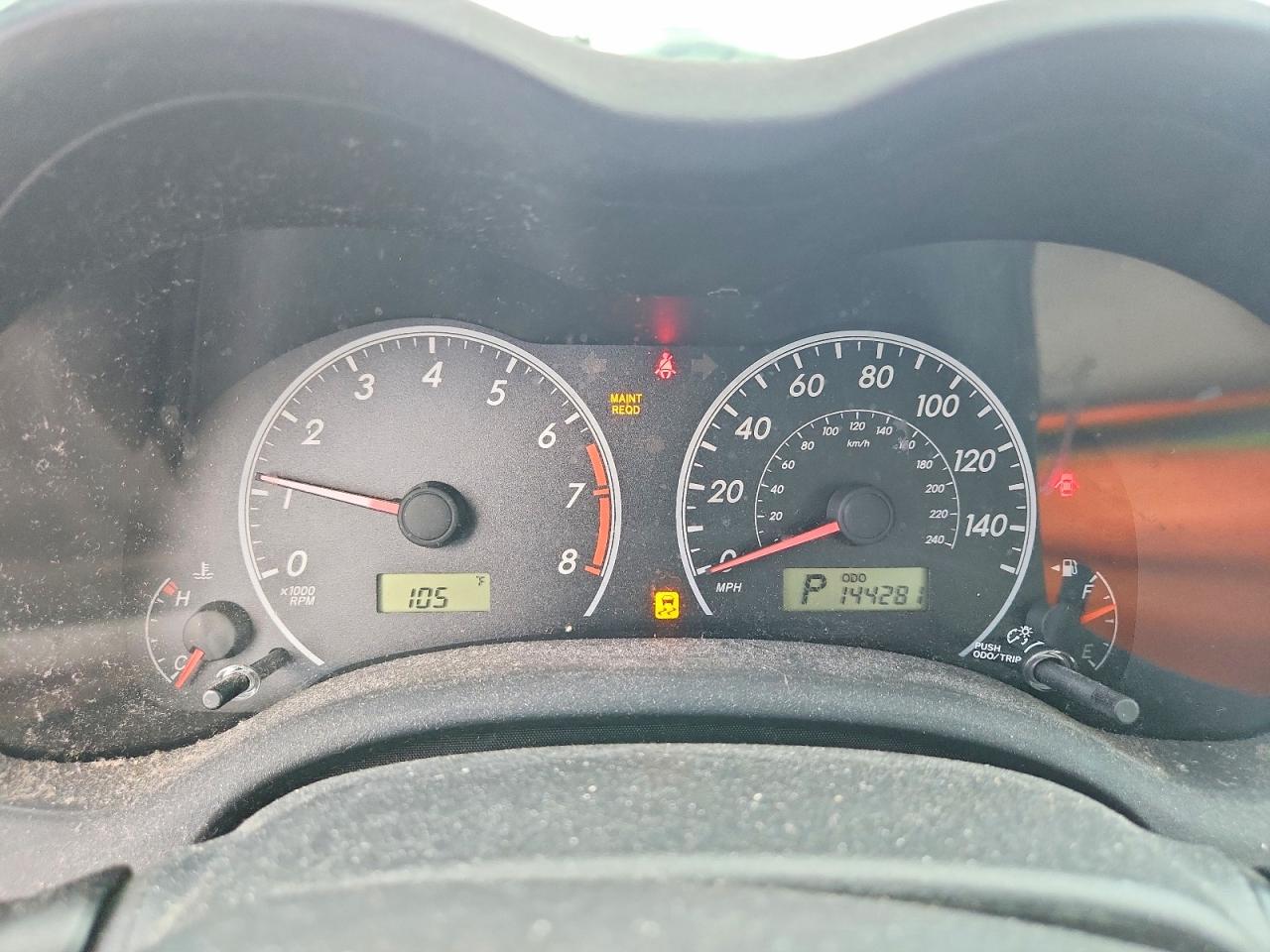 2012 TOYOTA COROLLA