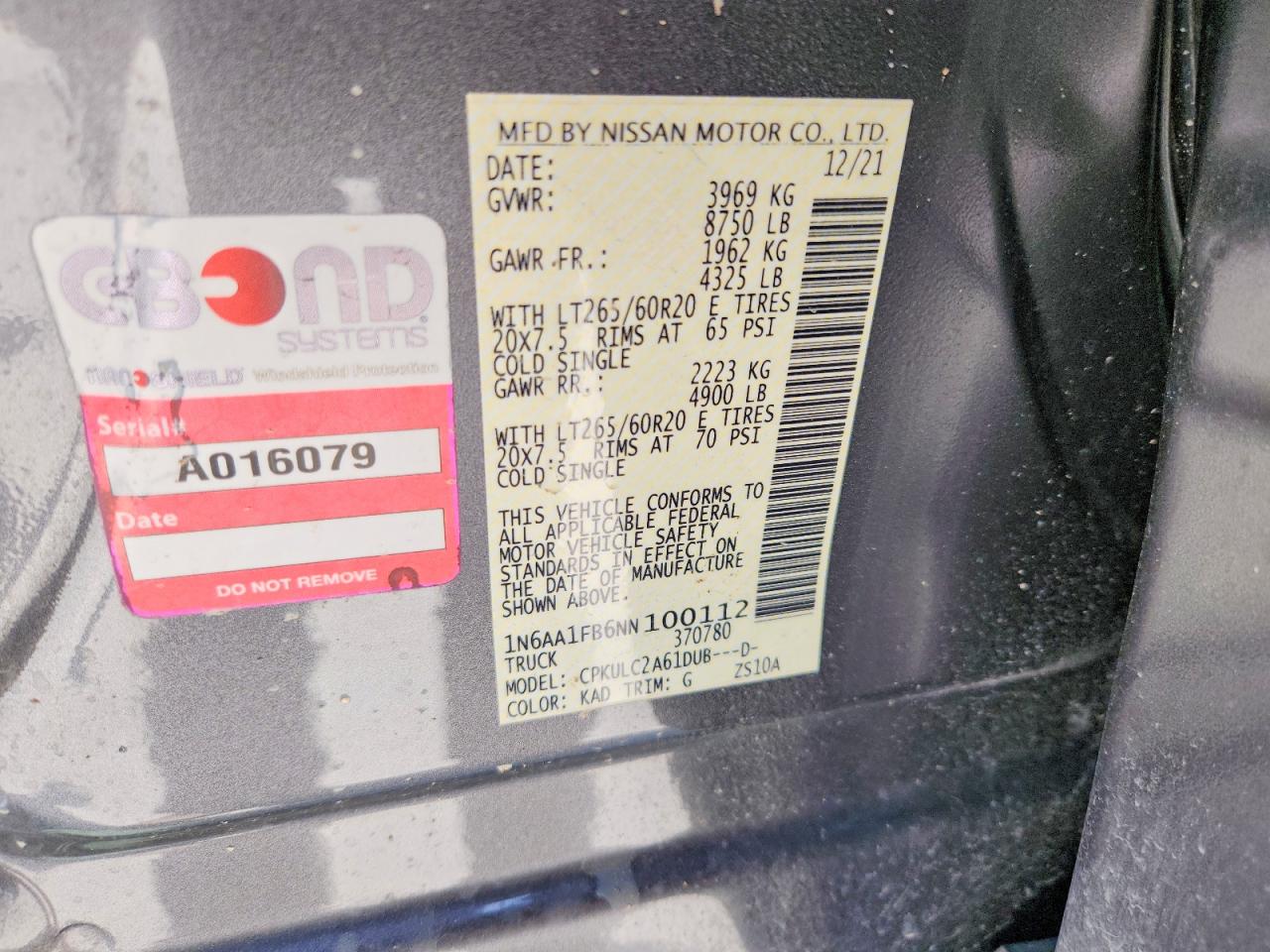 2022 NISSAN TITAN