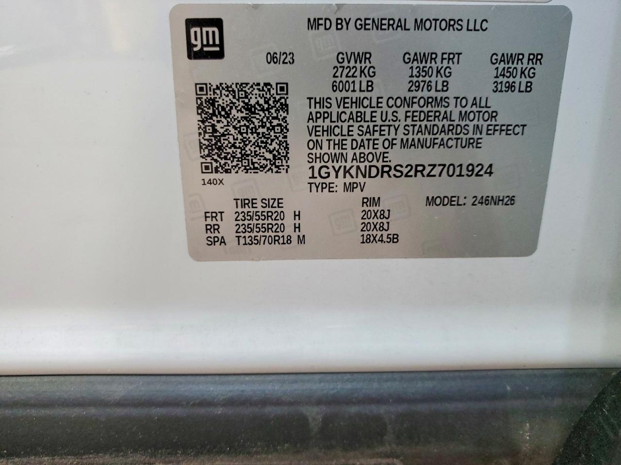 2024 CADILLAC XT5