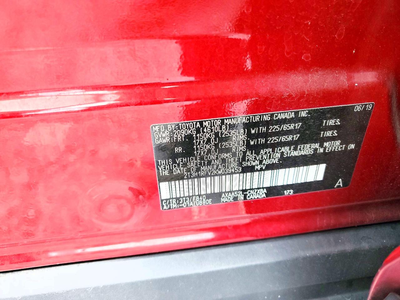 2019 TOYOTA RAV4