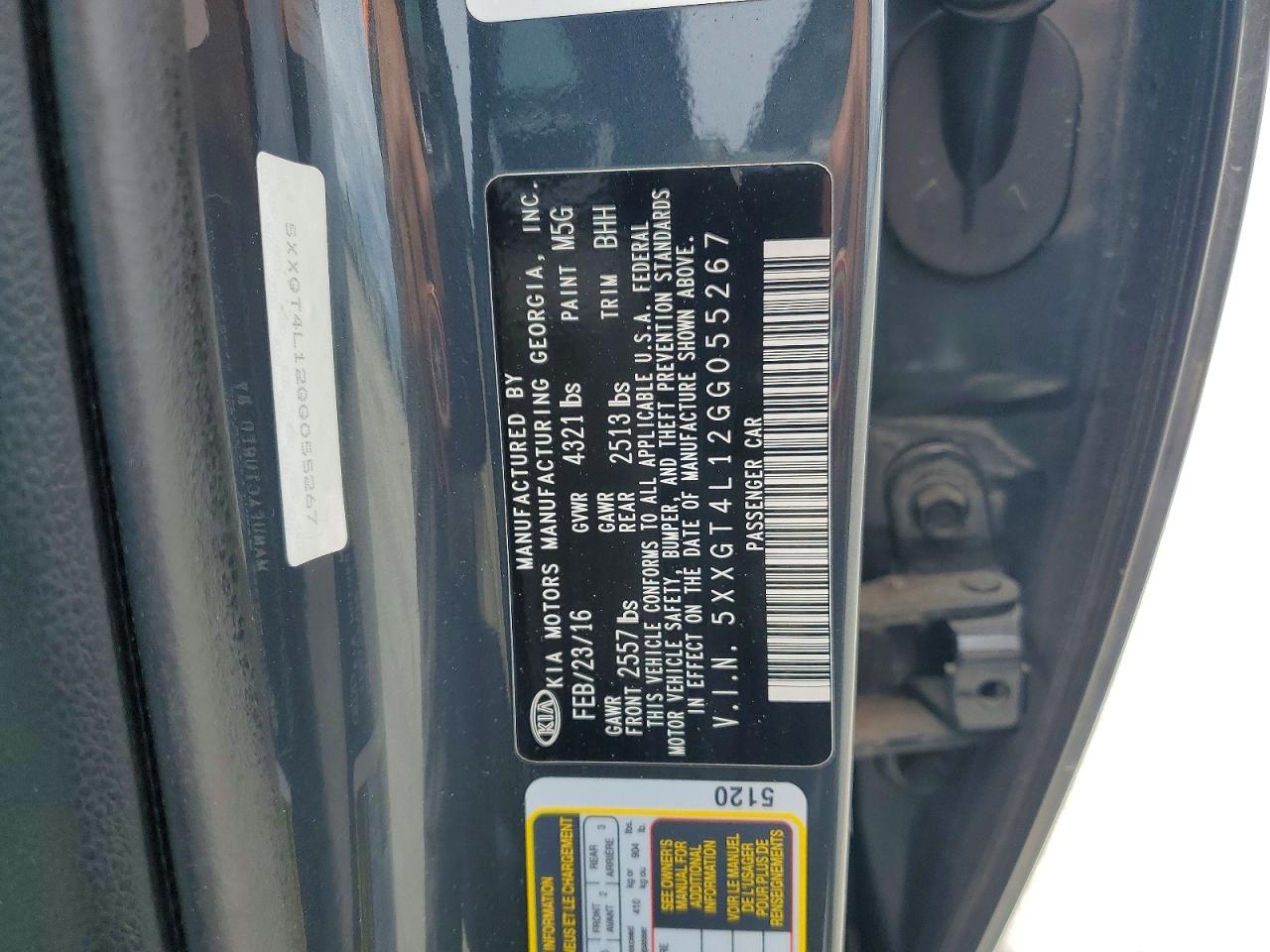 2016 KIA OPTIMA