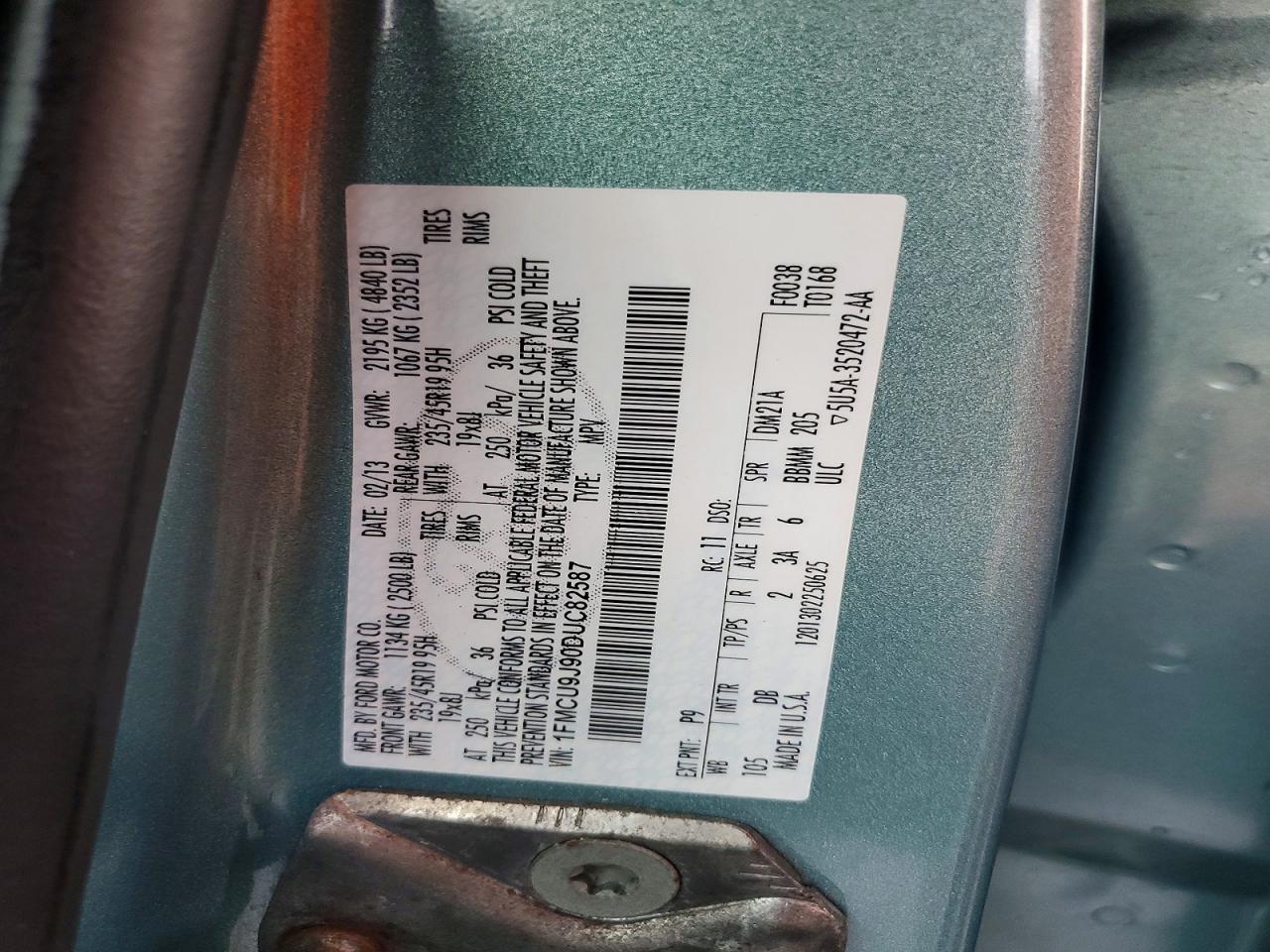 2013 FORD ESCAPE