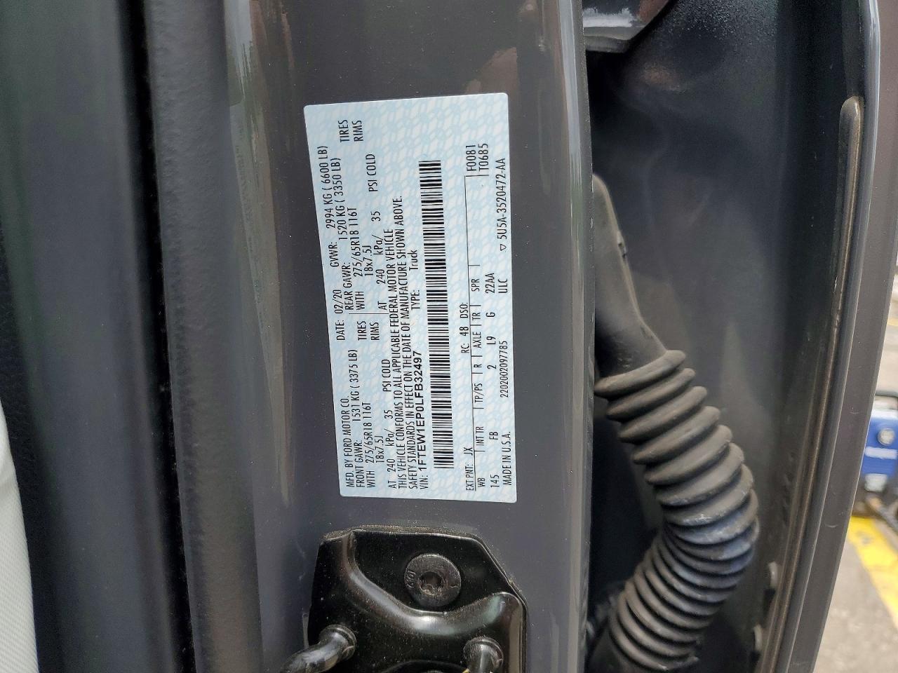 2020 FORD F150