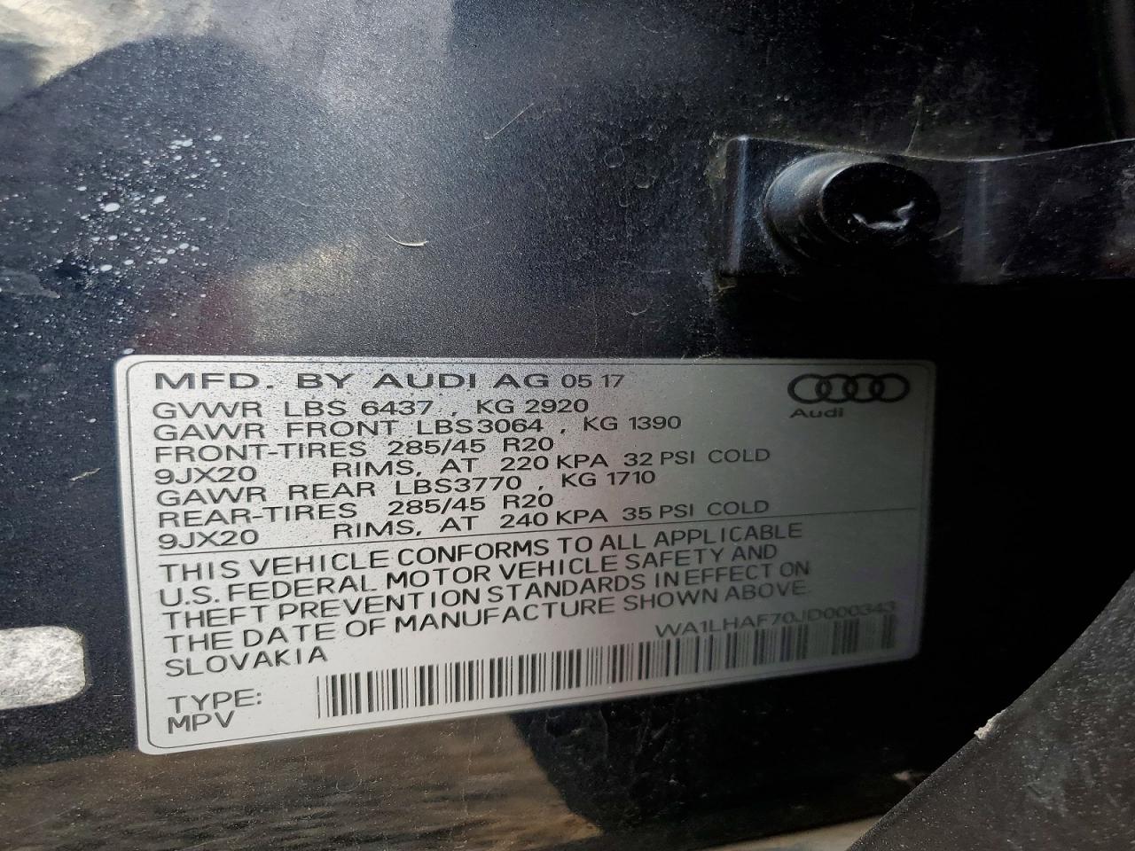 2018 AUDI Q7