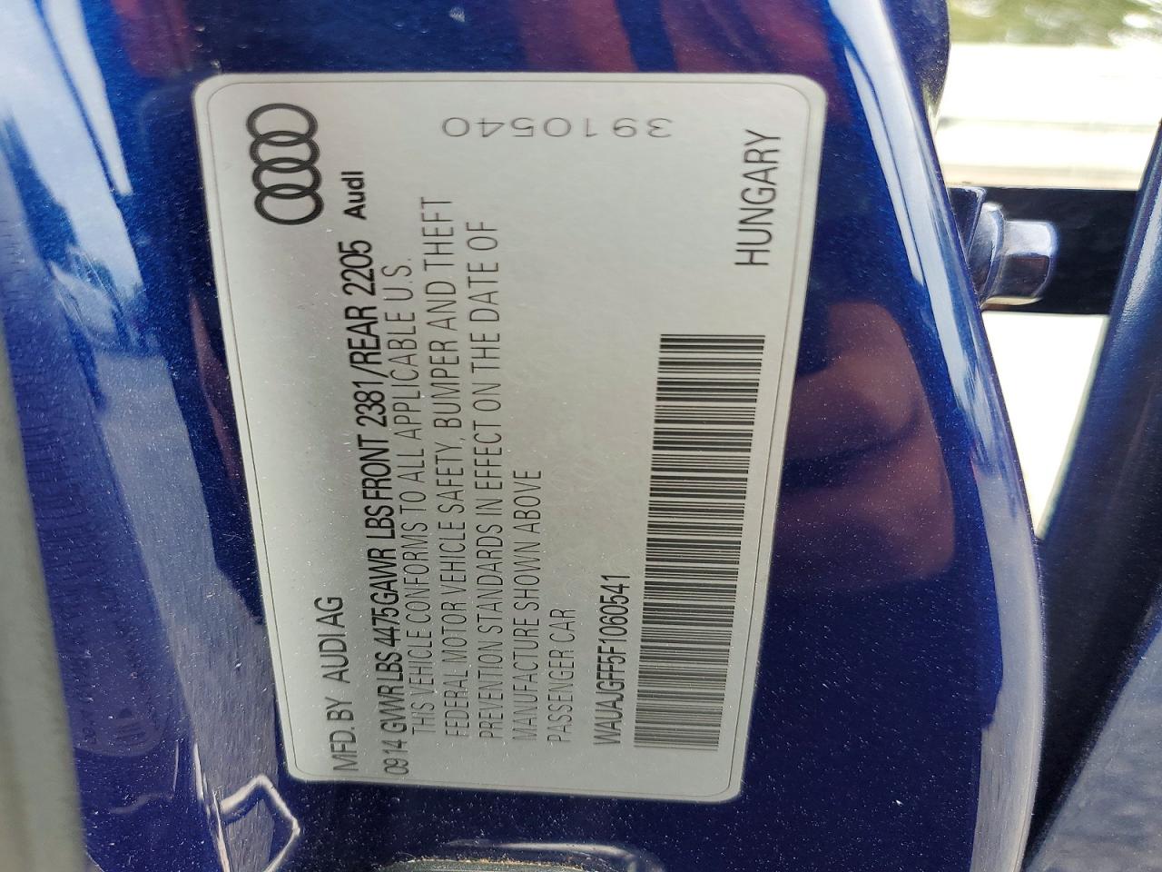 2015 AUDI A3