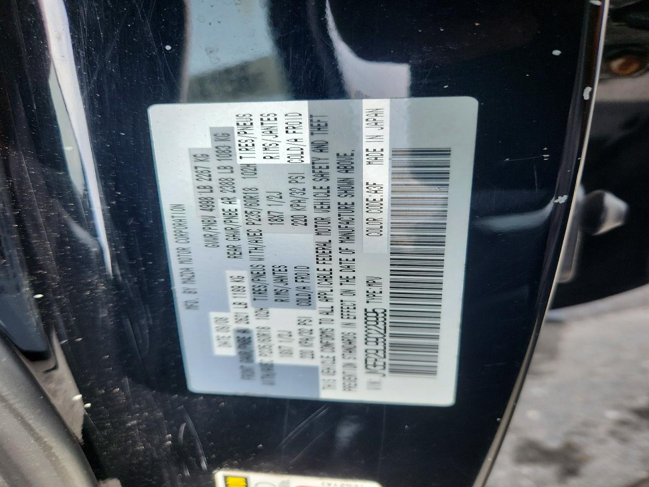 2009 MAZDA CX-7
