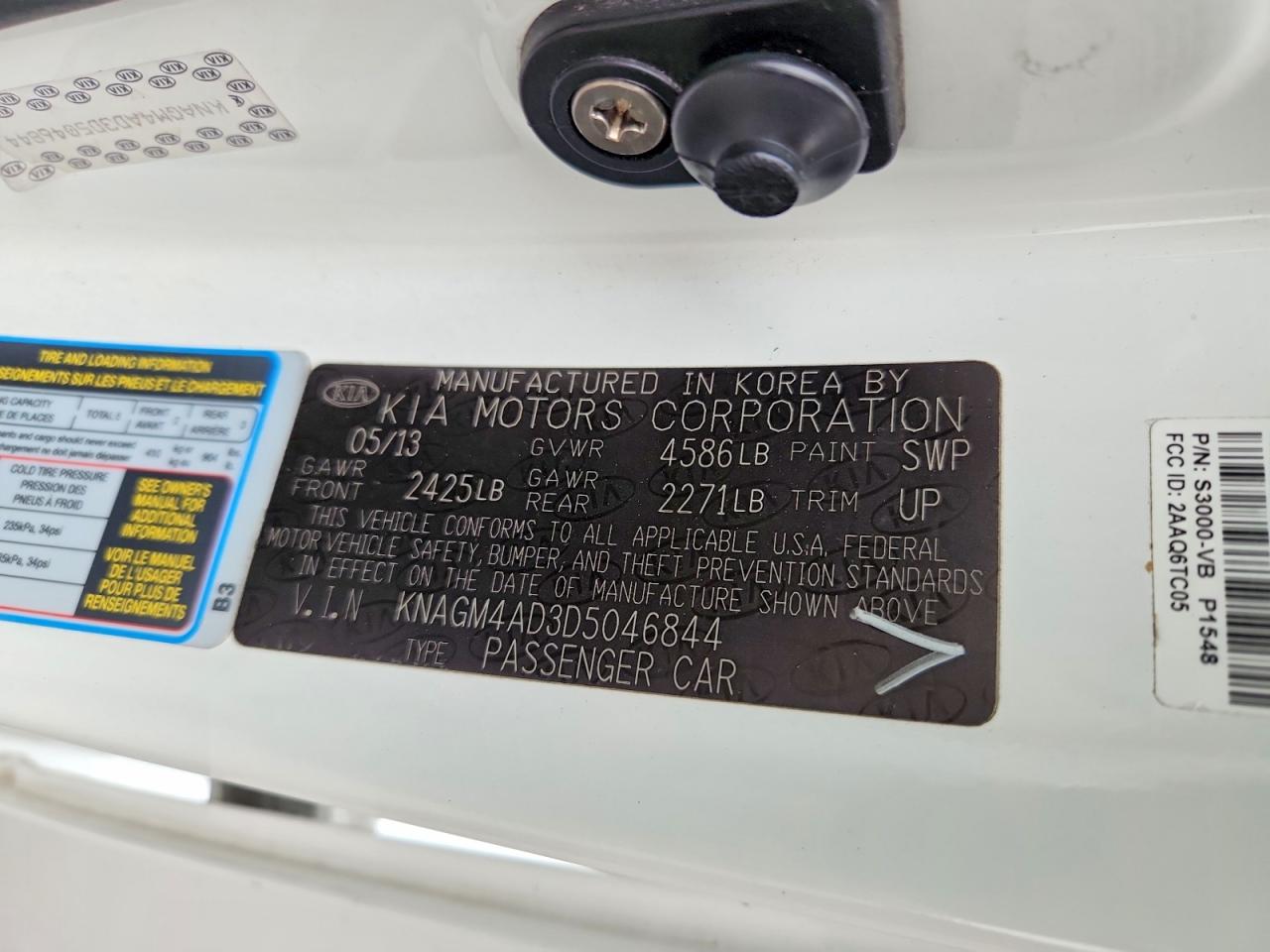 2013 KIA OPTIMA