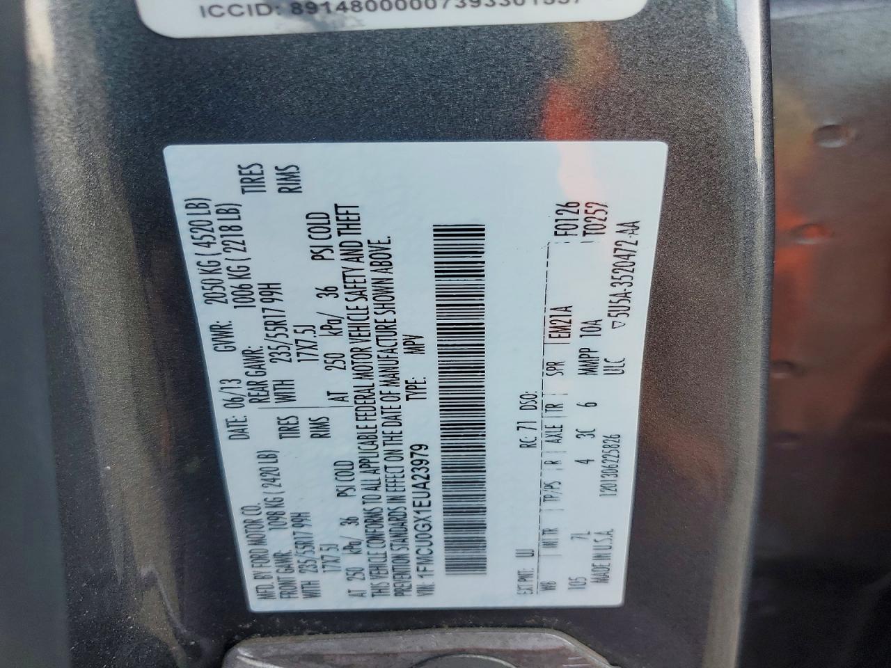 2014 FORD ESCAPE