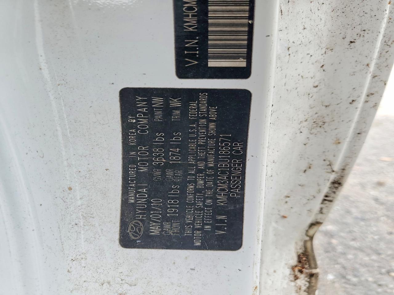 2011 HYUNDAI ACCENT