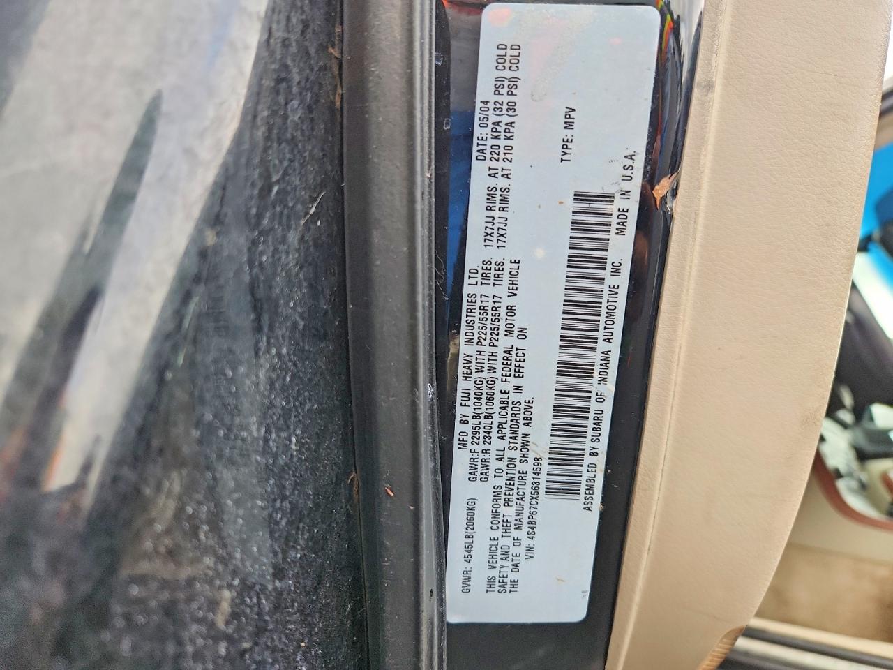2005 SUBARU LEGACY