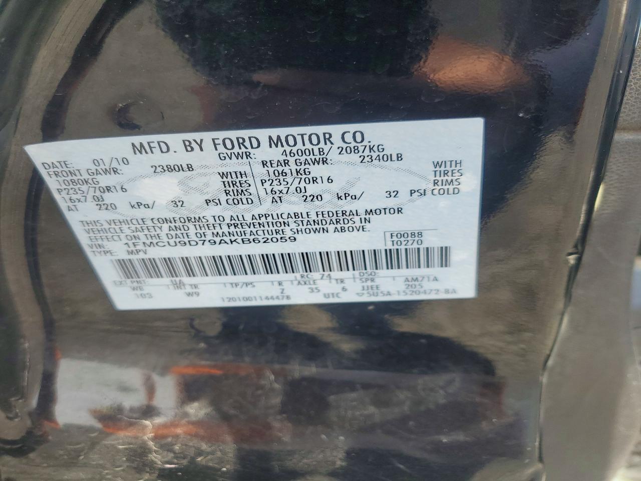 2010 FORD ESCAPE