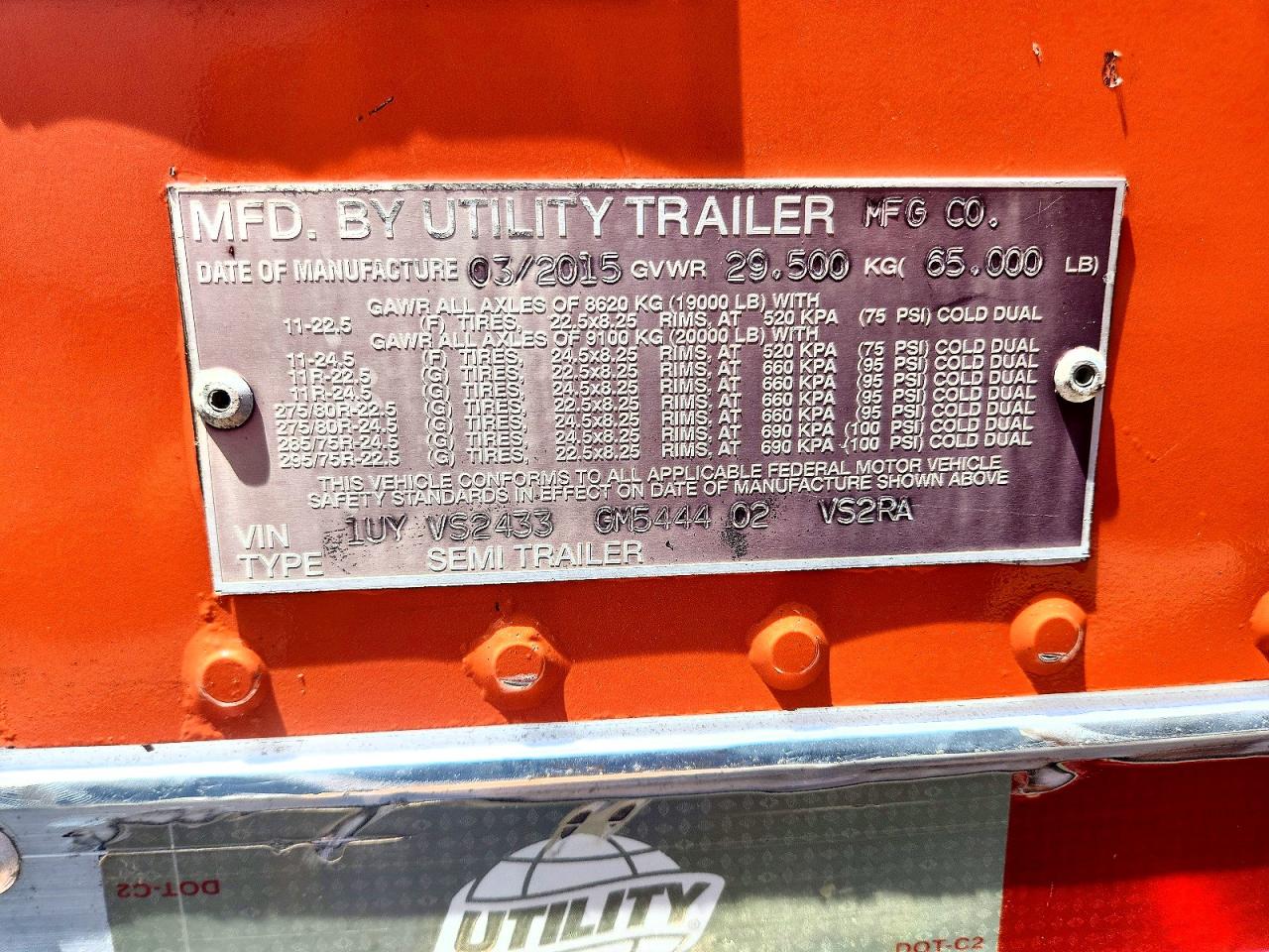 2012 THERMO KING REEFER TRA