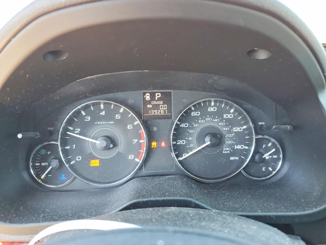 2012 SUBARU OUTBACK