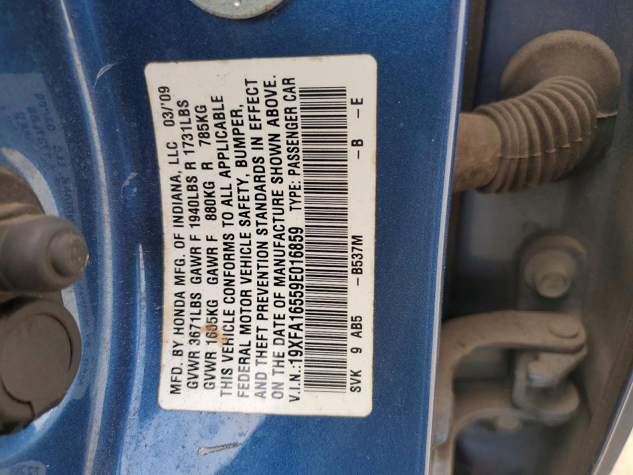 2009 HONDA CIVIC