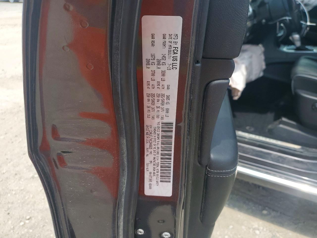 2019 JEEP GRAND CHER
