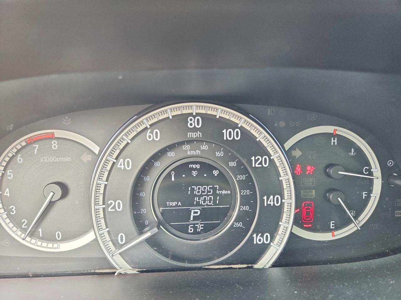 2016 HONDA ACCORD