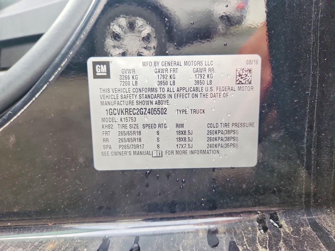2016 CHEVROLET SILVERADO