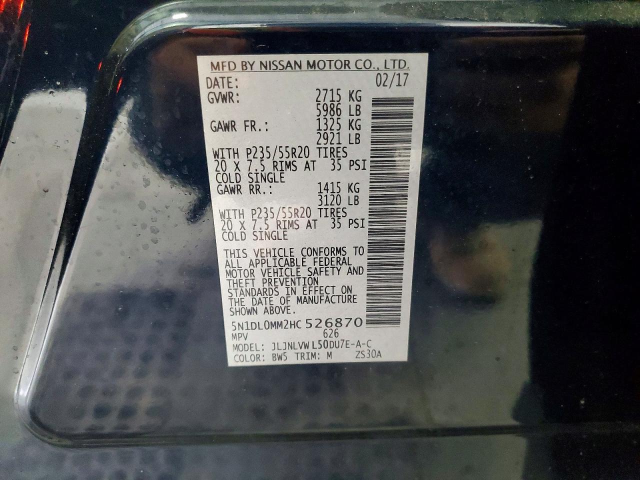 2017 INFINITI QX60