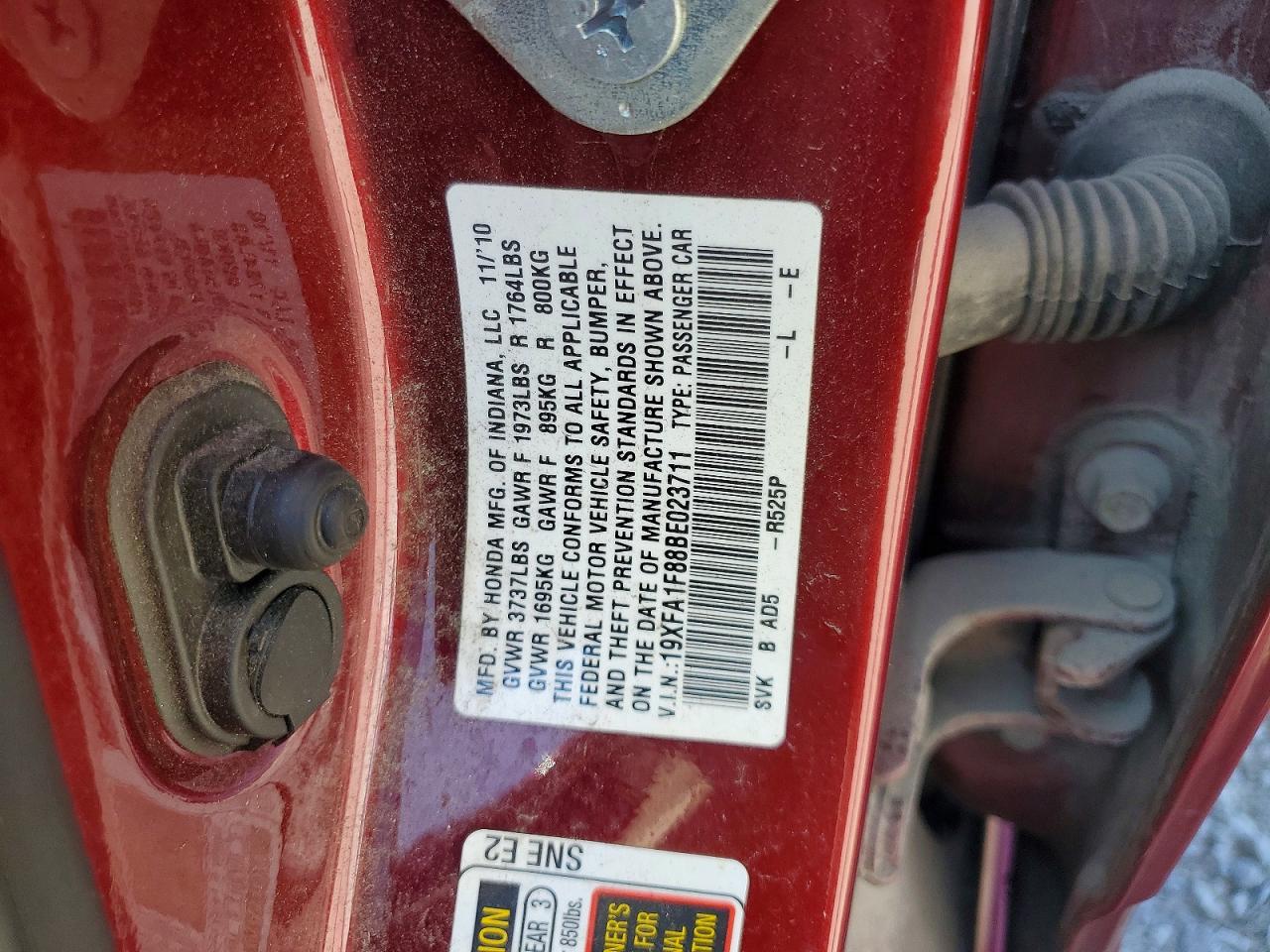 2011 HONDA CIVIC