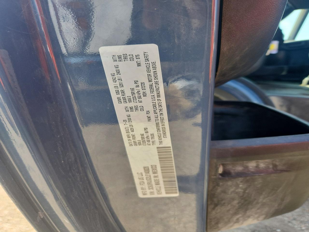 2020 RAM PROMASTER