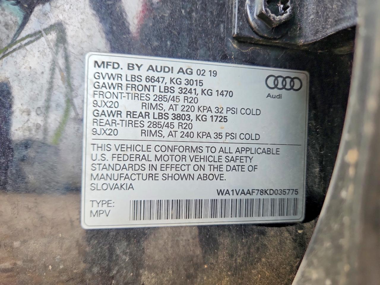 2019 AUDI Q7